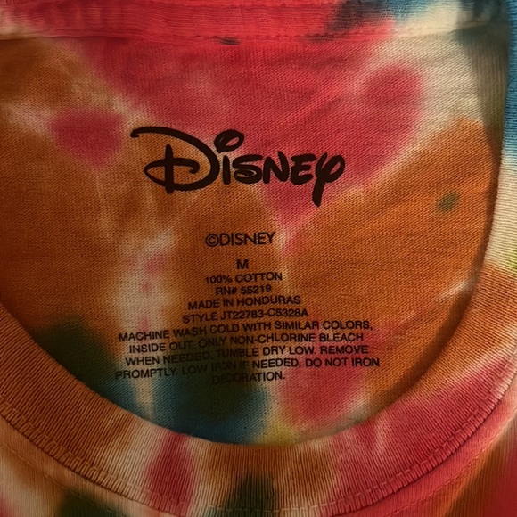 Disney Alice in Wonderland tie-dye crop top, size medium, never been worn - Picture 3 of 4